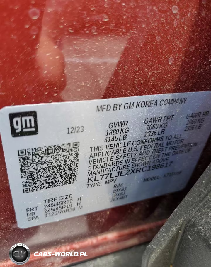 2024 Chevrolet Trax 2Rs VIN:KL77LJE2XRC198617 - 13