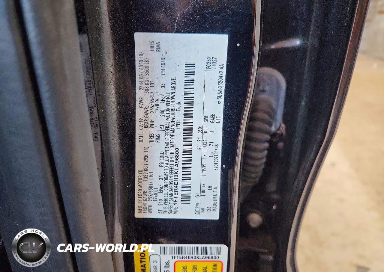 2019 Ford Ranger Xl VIN:1FTER4EH0KLA96800 - 12