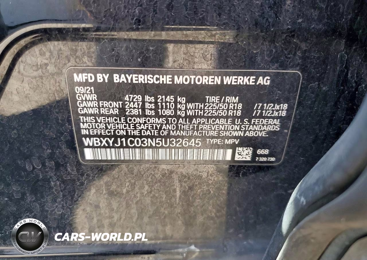 2022 BMW X2 xDrive28I VIN:WBXYJ1C03N5U32645 - 13