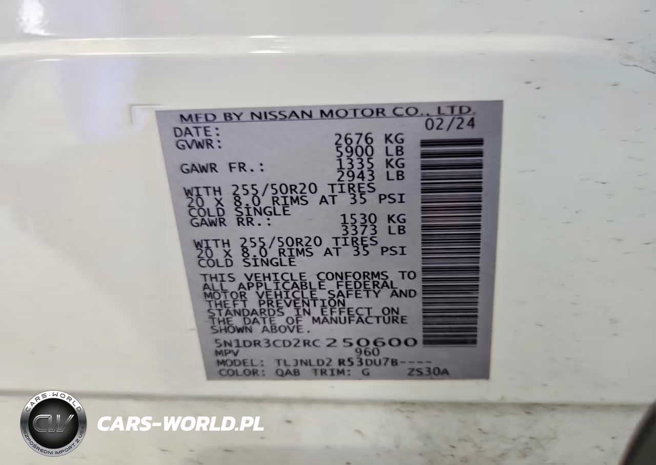 2024 Nissan Pathfinder Sl VIN:5N1DR3CD2RC250600 - 13