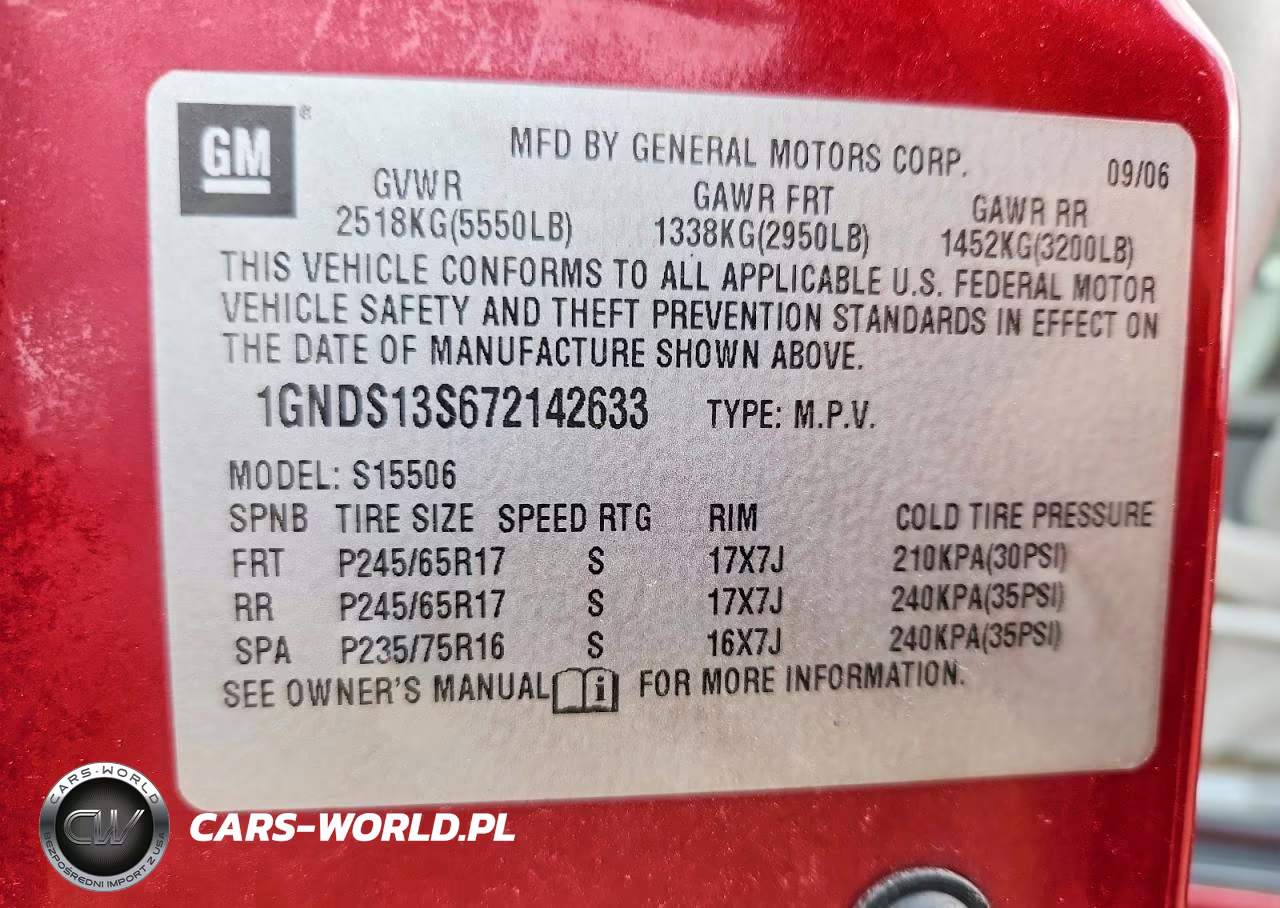 2007 Chevrolet Trailblazer Ls VIN:1GNDS13S672142633 - 12