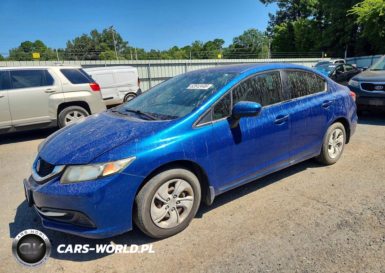 2014 Honda Civic Lx VIN:19XFB2F54EE007082 - 1