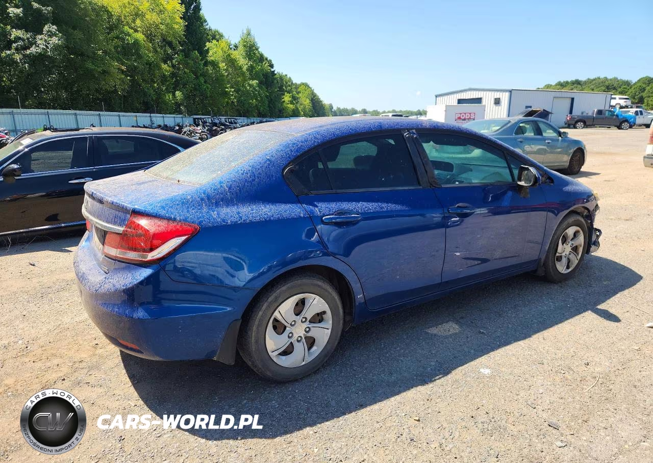2014 Honda Civic Lx VIN:19XFB2F54EE007082 - 3