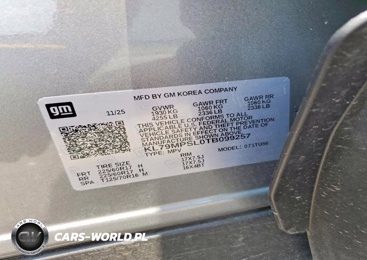 2026 Chevrolet Trailblazer Lt VIN:KL79MPSL0TB099257 - 13