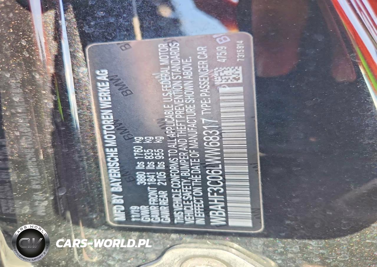 2020 BMW Z4 Sdrive30I VIN:WBAHF3C06LWW68317 - 12