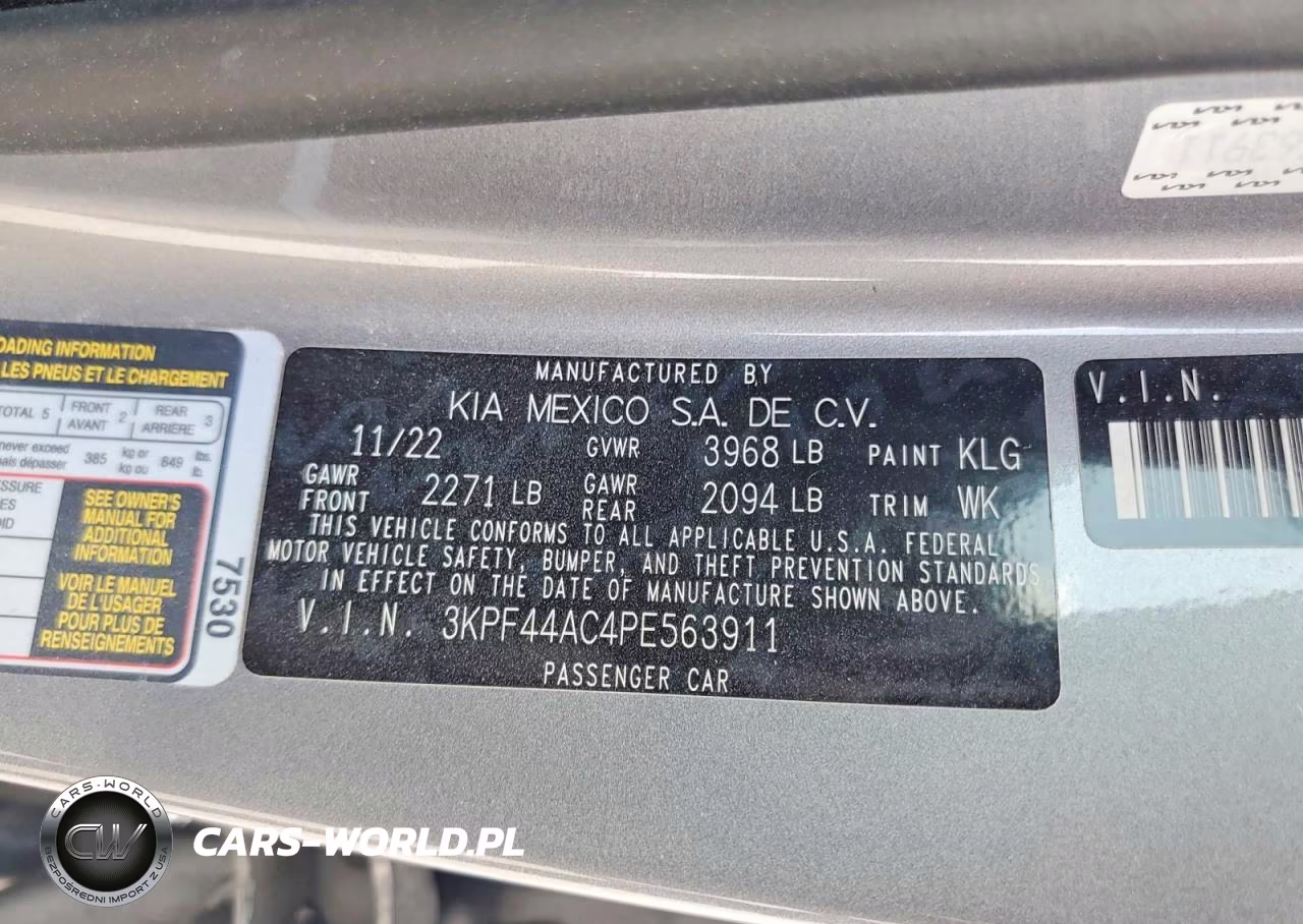 2023 Kia Forte Gt VIN:3KPF44AC4PE563911 - 12