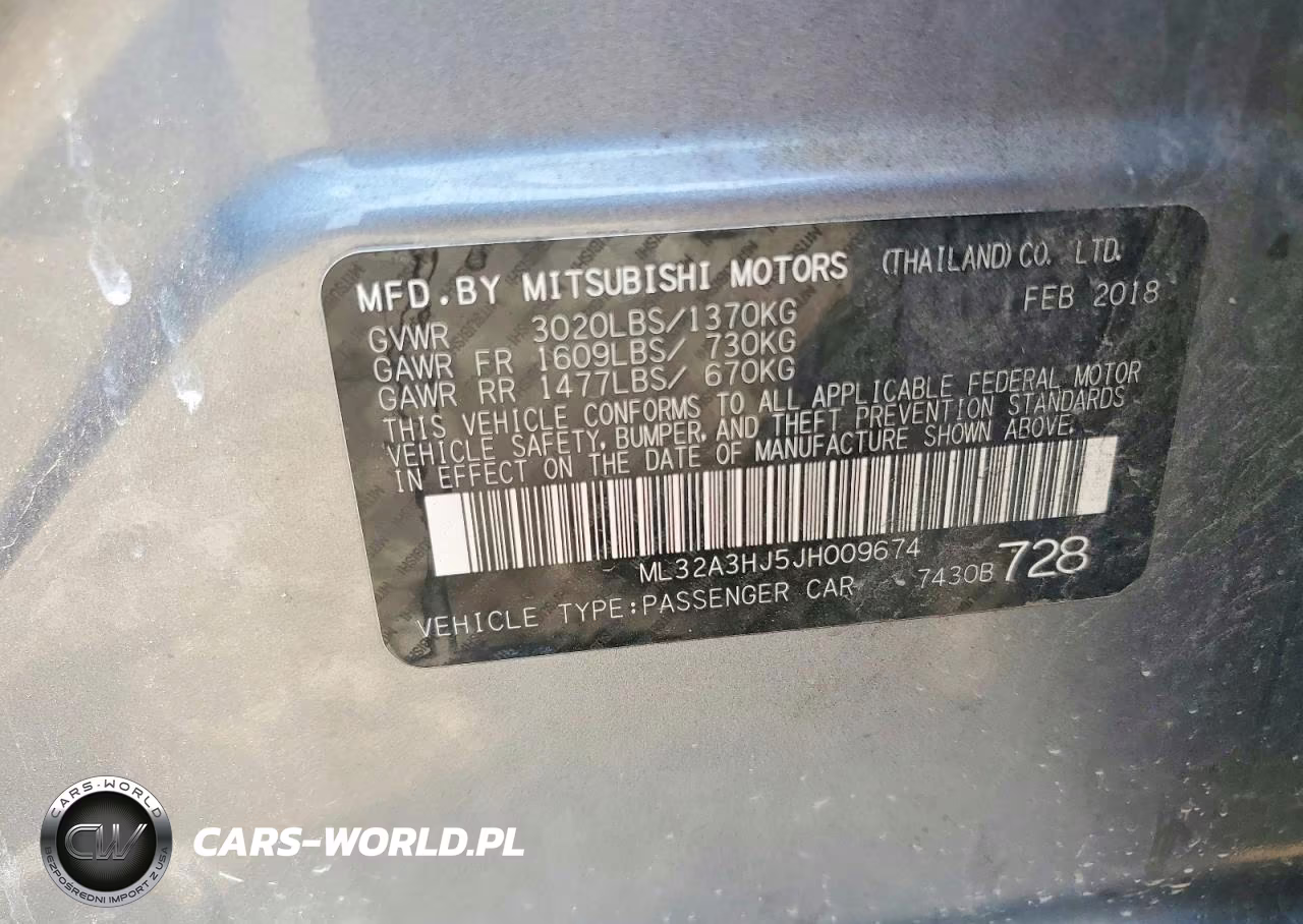 2018 Mitsubishi Mirage Es VIN:ML32A3HJ5JH009674 - 12