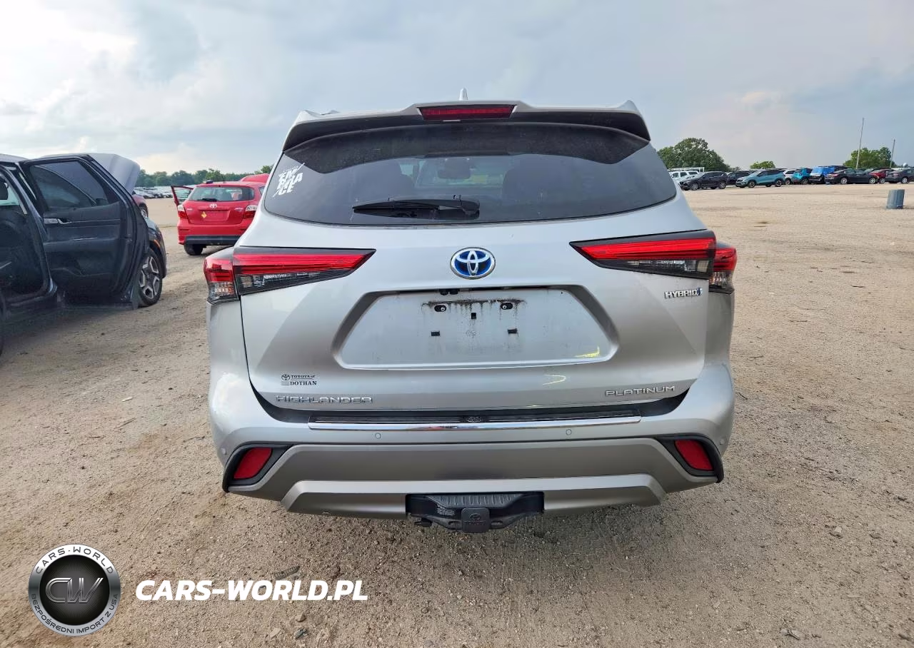 2021 Toyota Highlander Hybrid Platinum VIN:5TDFARAH5MS012423 - 6