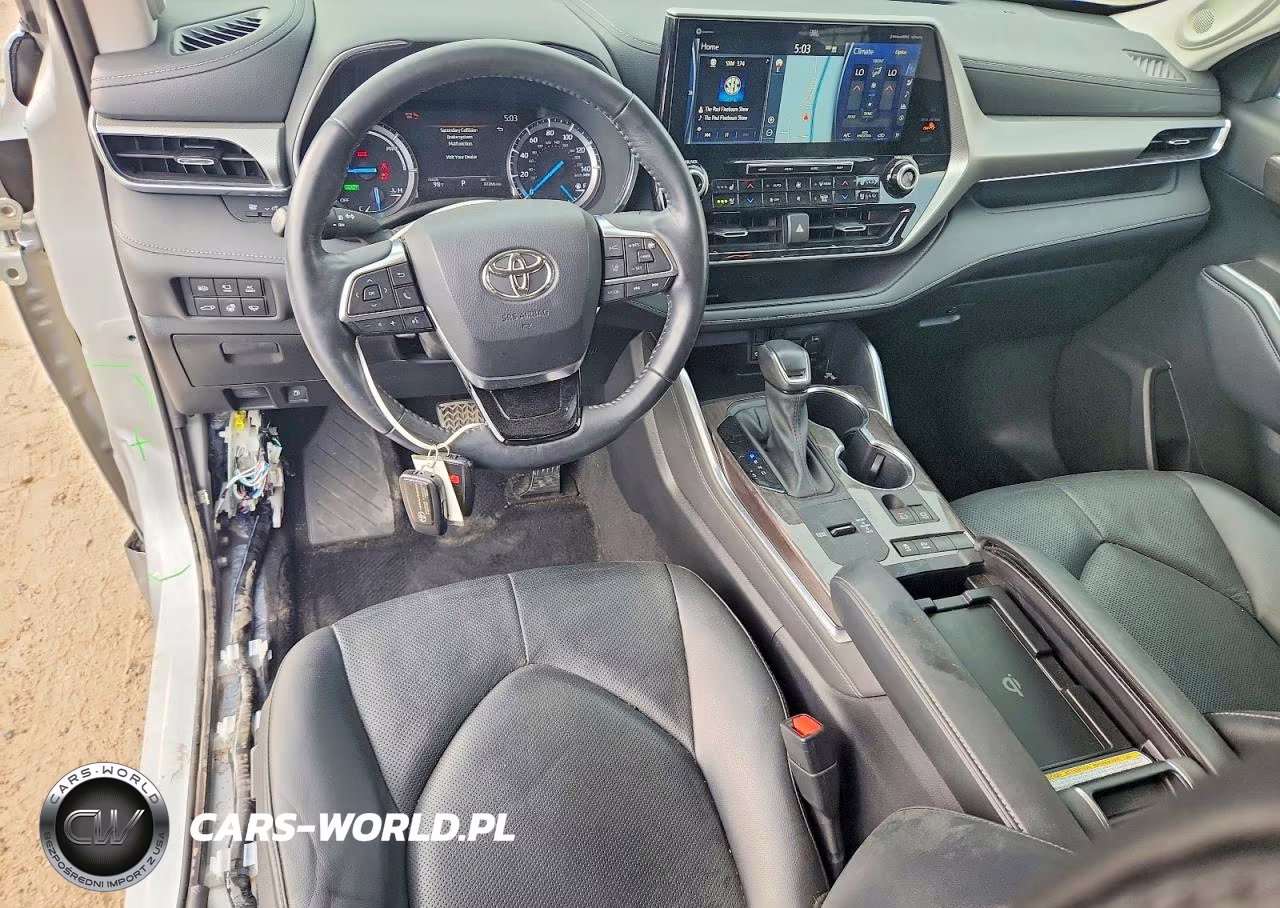 2021 Toyota Highlander Hybrid Platinum VIN:5TDFARAH5MS012423 - 8