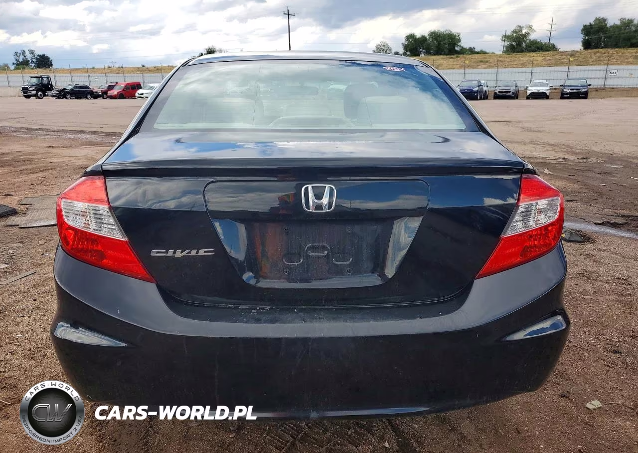 2012 Honda Civic Lx VIN:2HGFB2F58CH558425 - 6