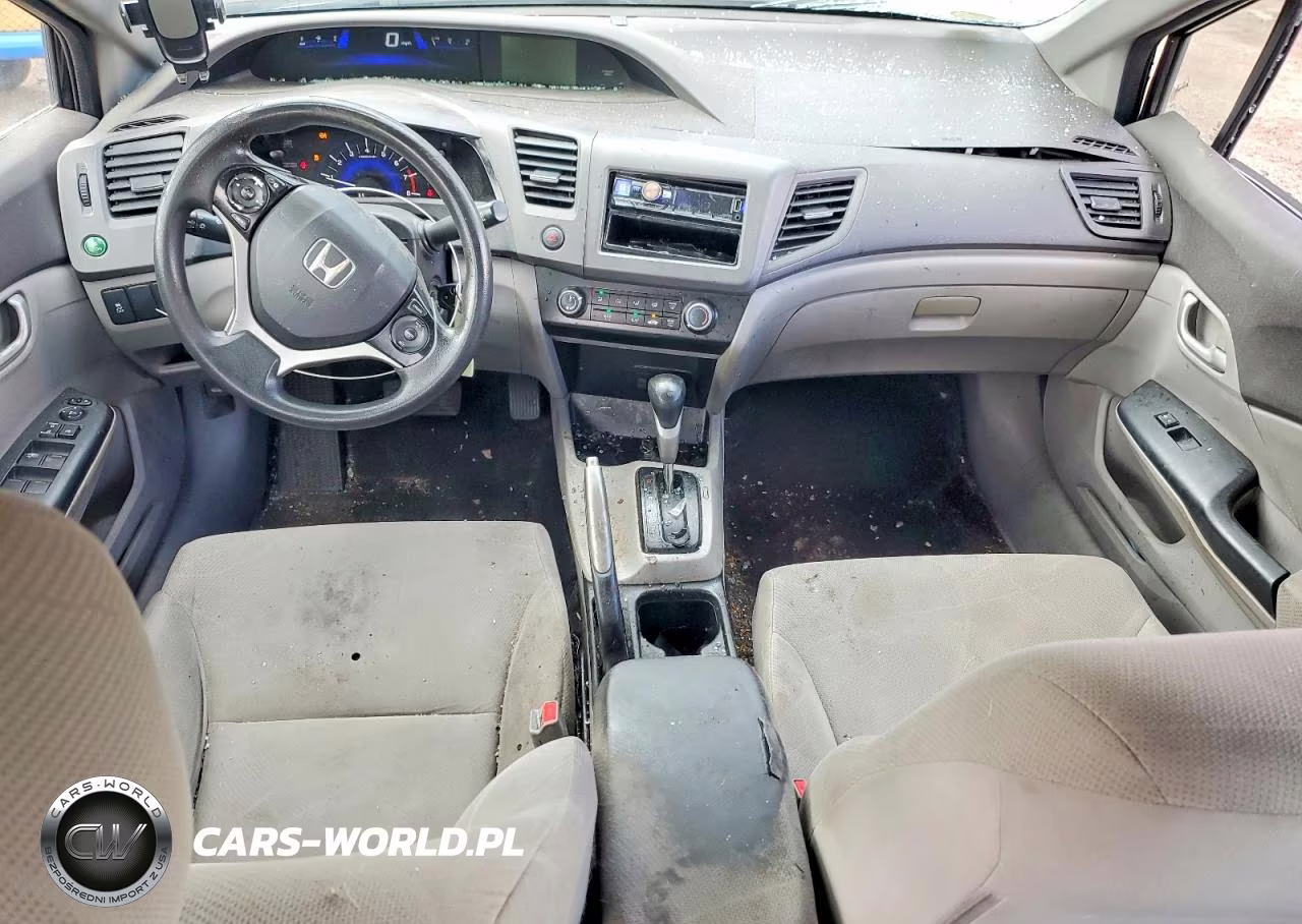 2012 Honda Civic Lx VIN:2HGFB2F58CH558425 - 8