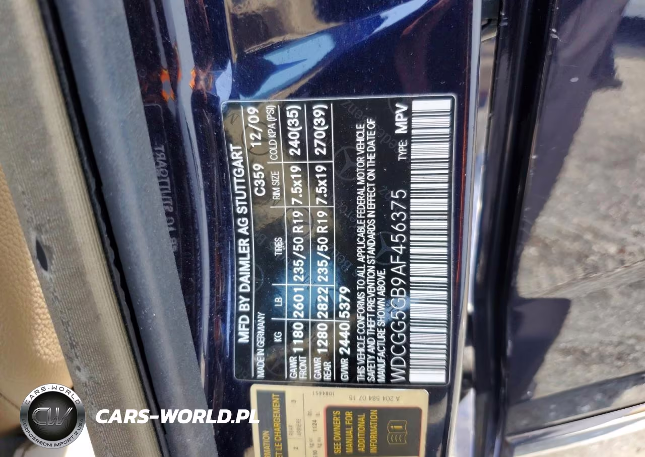 2010 Mercedes-Benz Glk 350 VIN:WDCGG5GB9AF456375 - 13