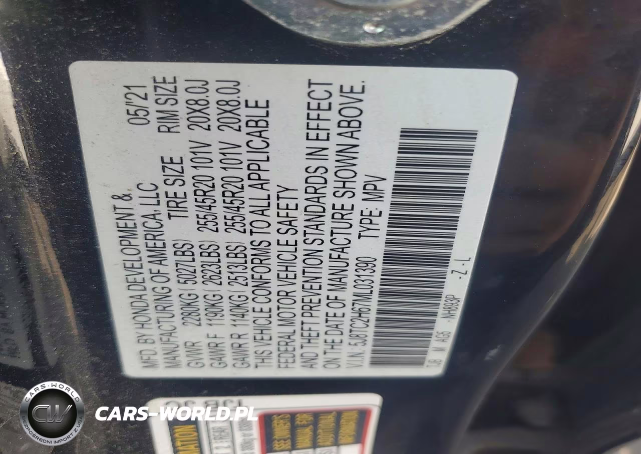 2021 Acura Rdx A-Spec VIN:5J8TC2H67ML031390 - 13