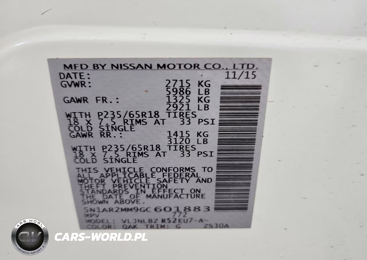 2016 Nissan Pathfinder S VIN:5N1AR2MM9GC601883 - 13
