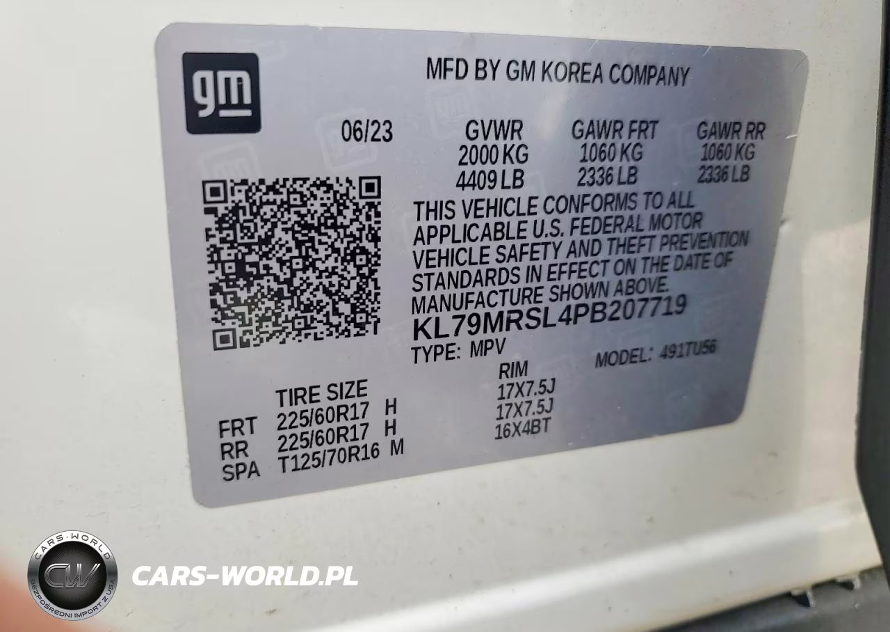 2023 Chevrolet Trailblazer Lt VIN:KL79MRSL4PB207719 - 13