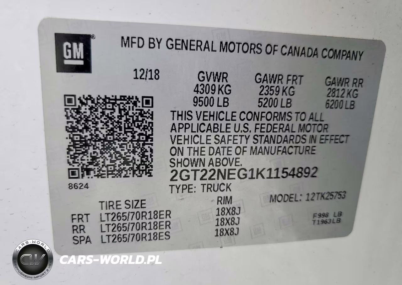 2019 GMC Sierra K2500 Heavy Duty VIN:2GT22NEG1K1154892 - 12