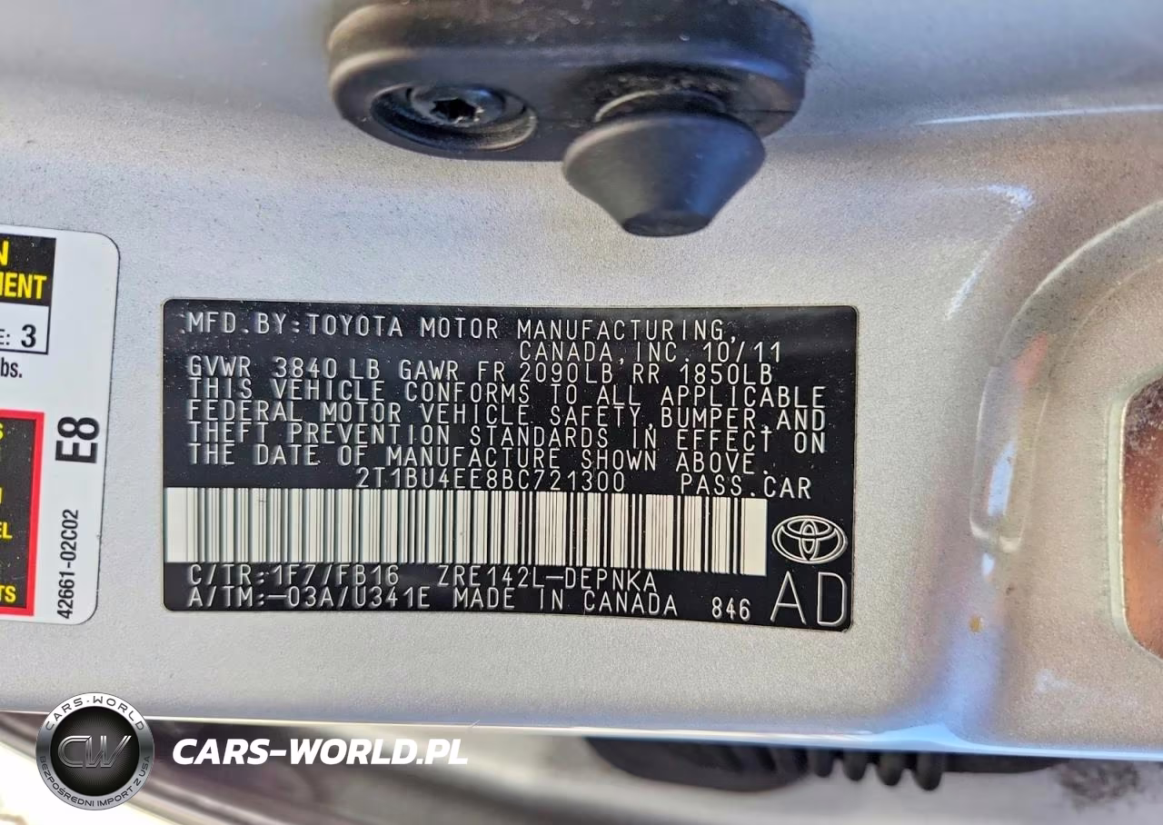 2011 Toyota Corolla Le VIN:2T1BU4EE8BC721300 - 12