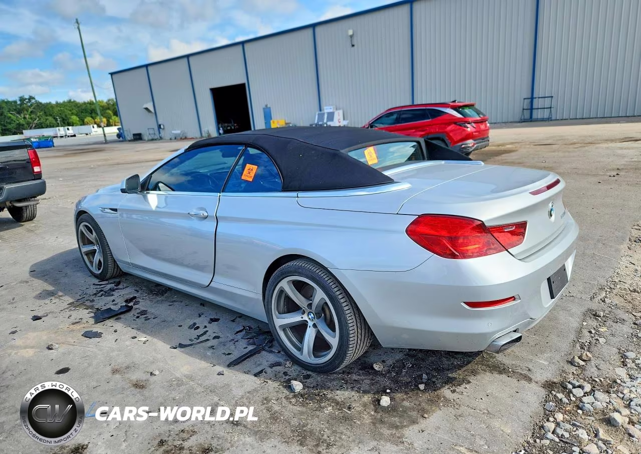 2012 BMW 650 I VIN:WBALZ3C54CDL71118 - 2