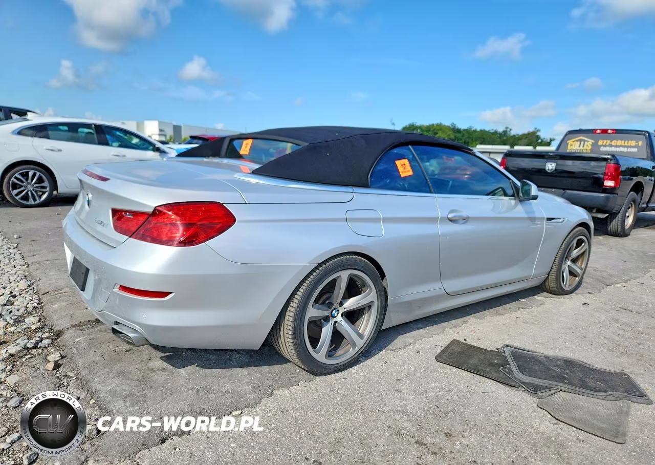 2012 BMW 650 I VIN:WBALZ3C54CDL71118 - 3