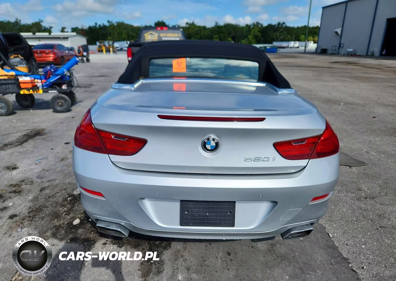 2012 BMW 650 I VIN:WBALZ3C54CDL71118 - 6