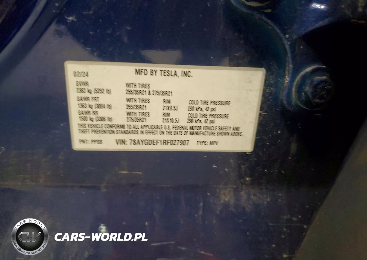 2024 Tesla Model Y VIN:7SAYGDEF1RF027907 - 13
