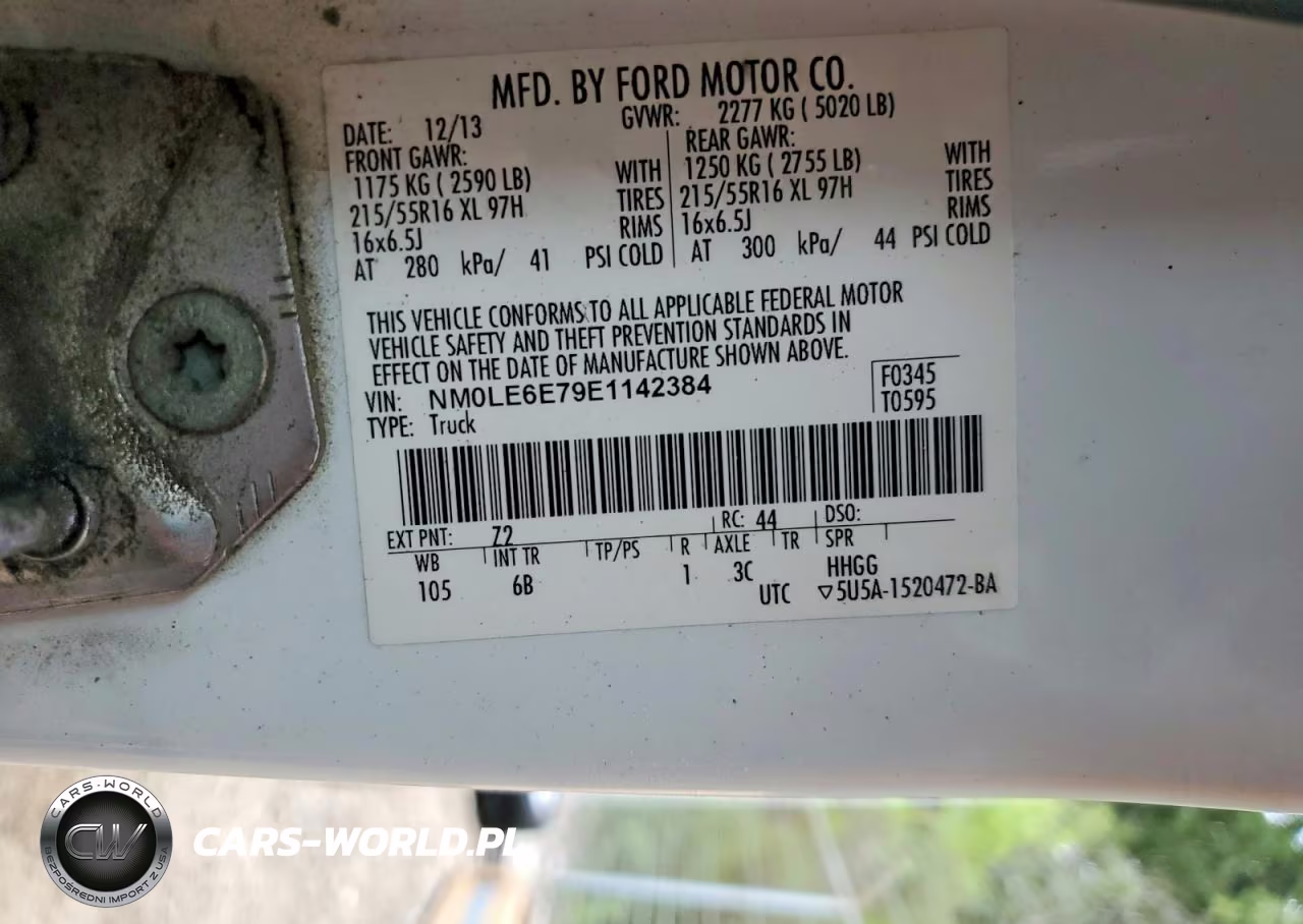 2014 Ford Transit Connect Xl VIN:NM0LE6E79E1142384 - 14