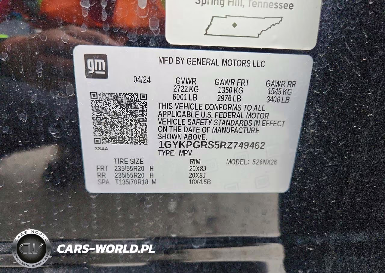 2024 Cadillac Xt6 Sport VIN:1GYKPGRS5RZ749462 - 13