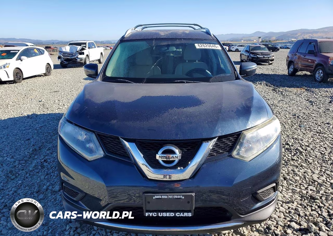 2016 Nissan Rogue Sv VIN:KNMAT2MT1GP715642 - 5