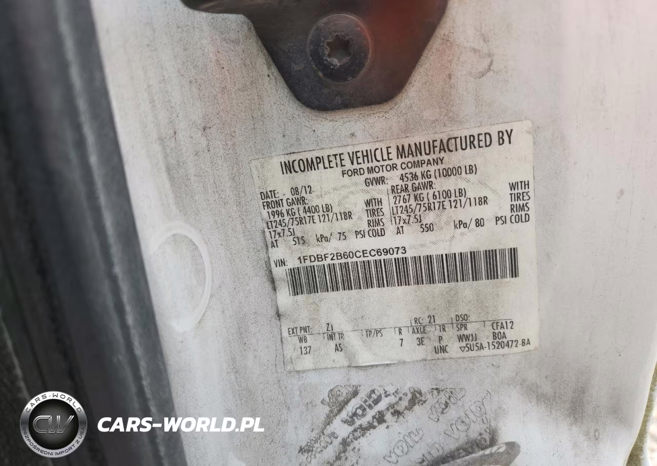 2012 Ford F250 Super Duty VIN:1FDBF2B60CEC69073 - 13