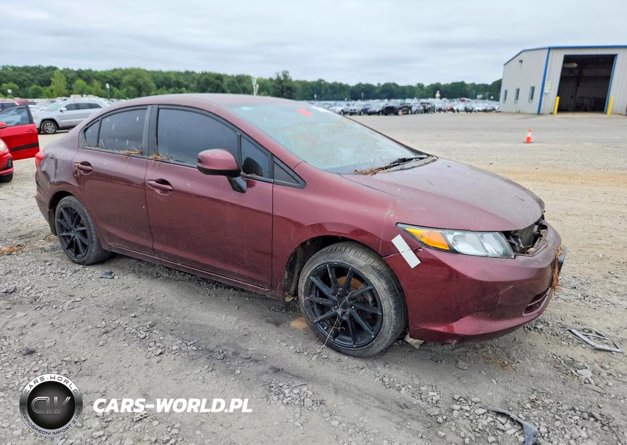 2012 Honda Civic Lx VIN:19XFB2F50CE366121 - 4