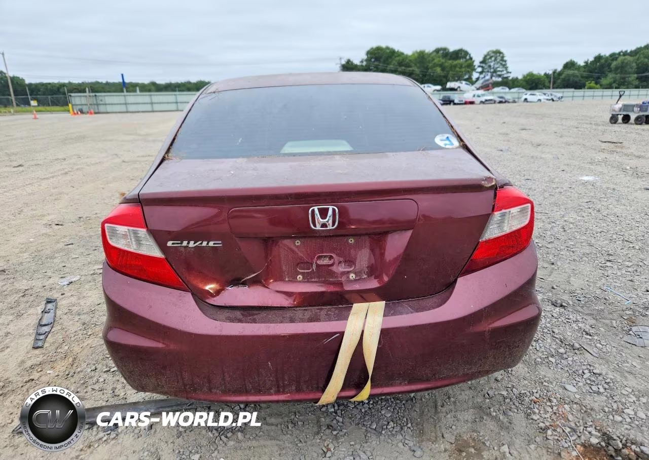 2012 Honda Civic Lx VIN:19XFB2F50CE366121 - 6
