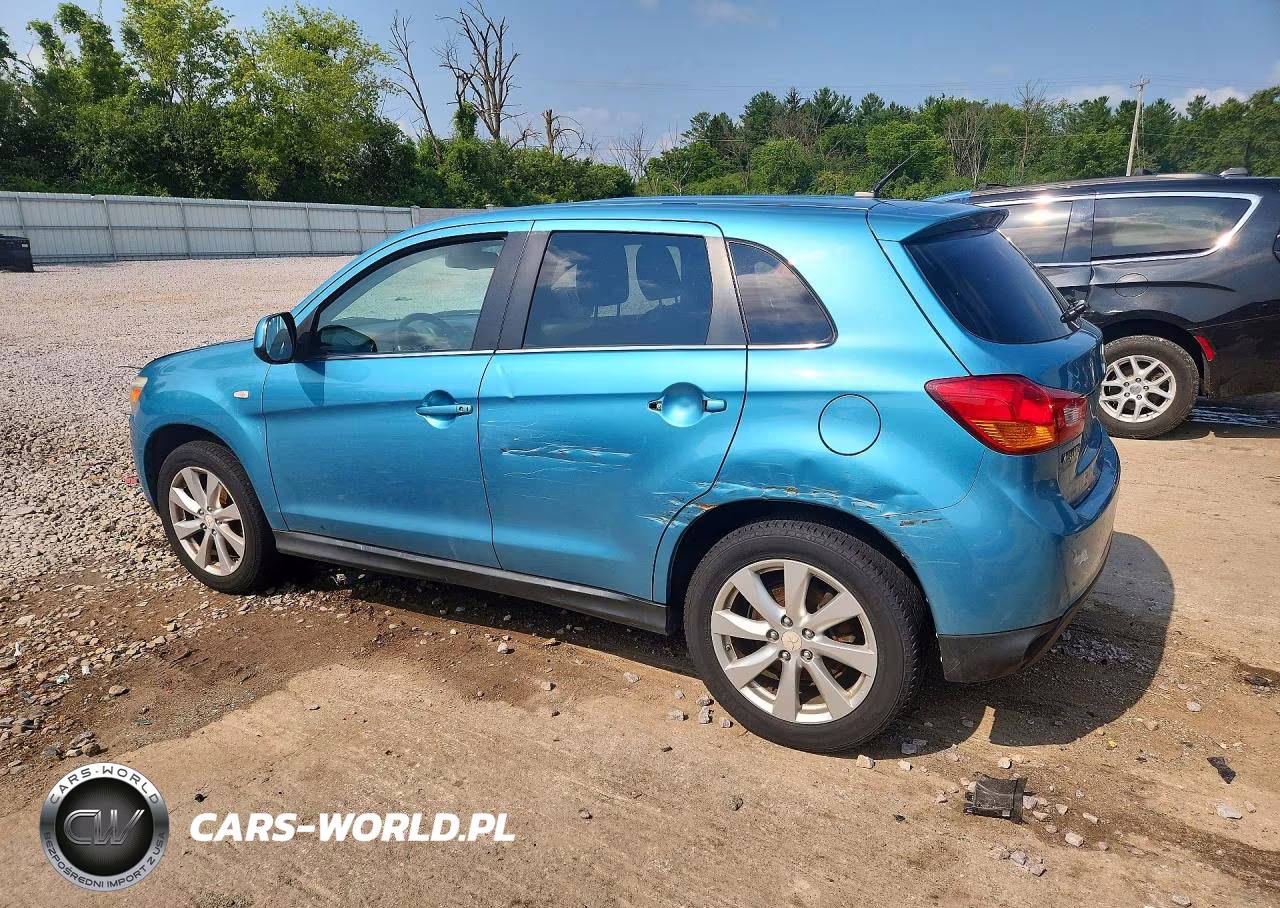 2014 Mitsubishi Outlander Sport Se VIN:4A4AP4AU7EE015543 - 2