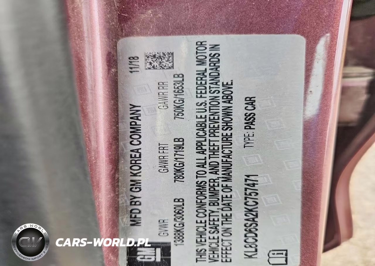 2019 Chevrolet Spark 1Lt VIN:KL8CD6SA2KC757471 - 12