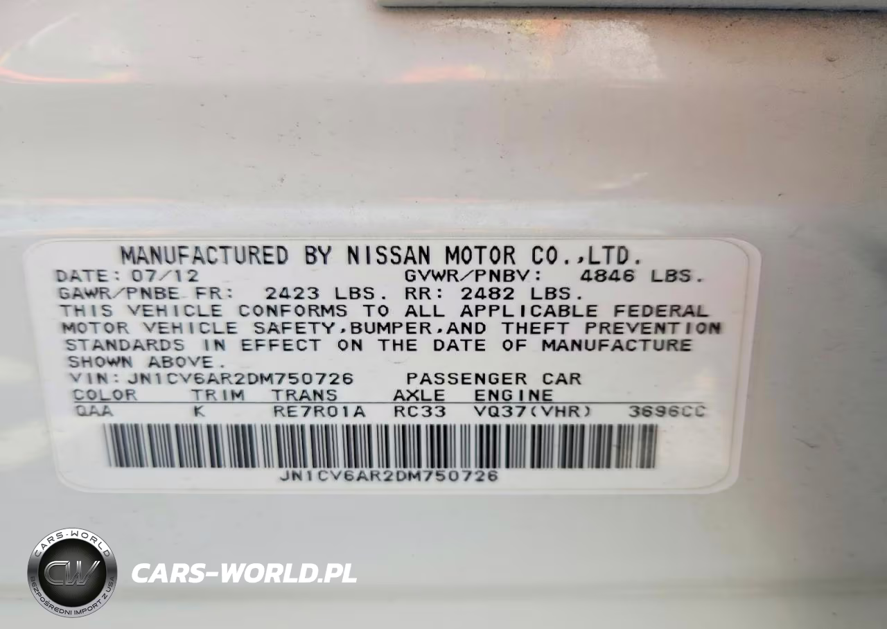 2013 Infiniti G37 Sedan X VIN:JN1CV6AR2DM750726 - 13