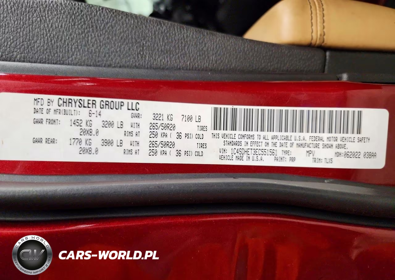 2014 Dodge Durango Citadel VIN:1C4SDHET3EC551561 - 13