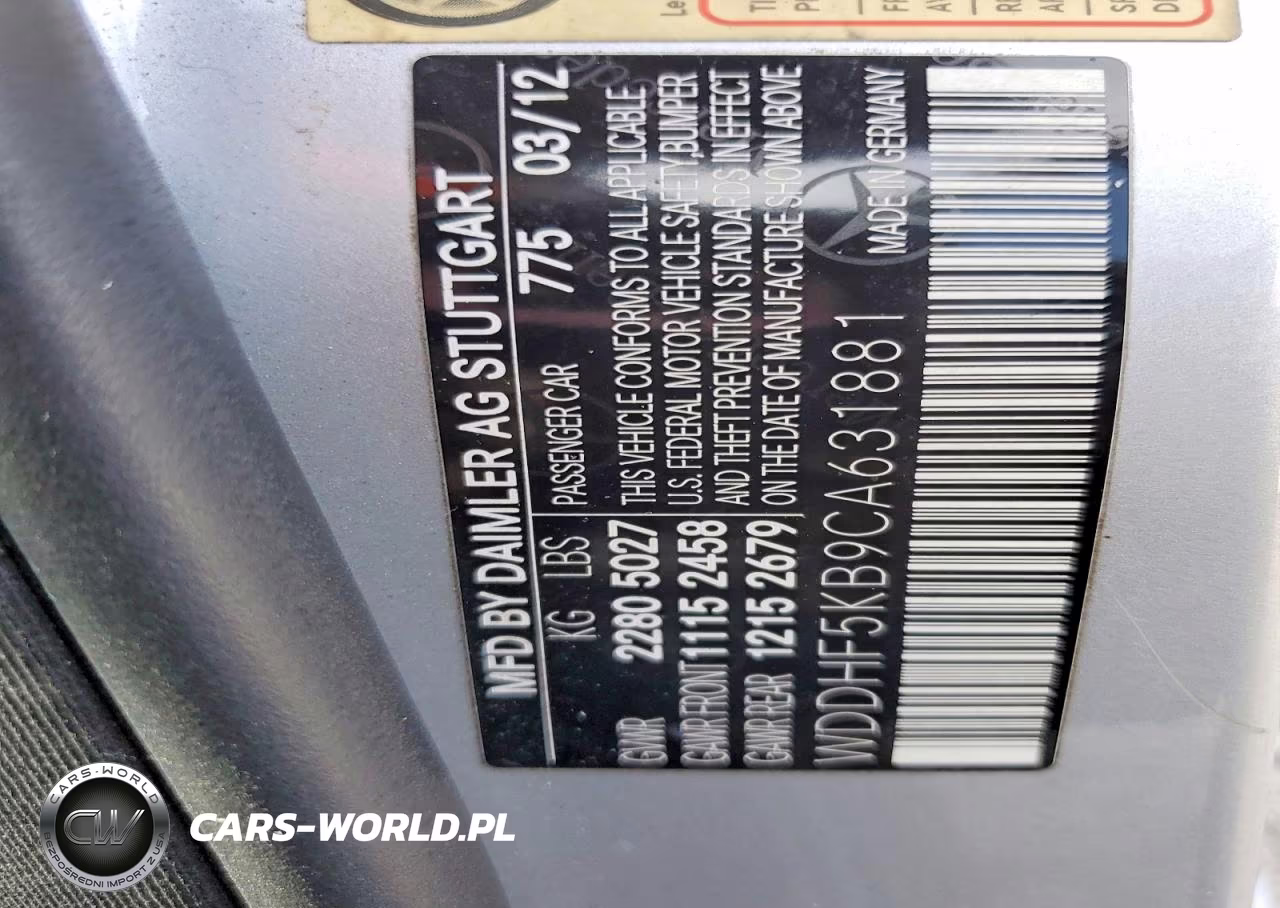 2012 Mercedes-Benz E 350 VIN:WDDHF5KB9CA631881 - 12