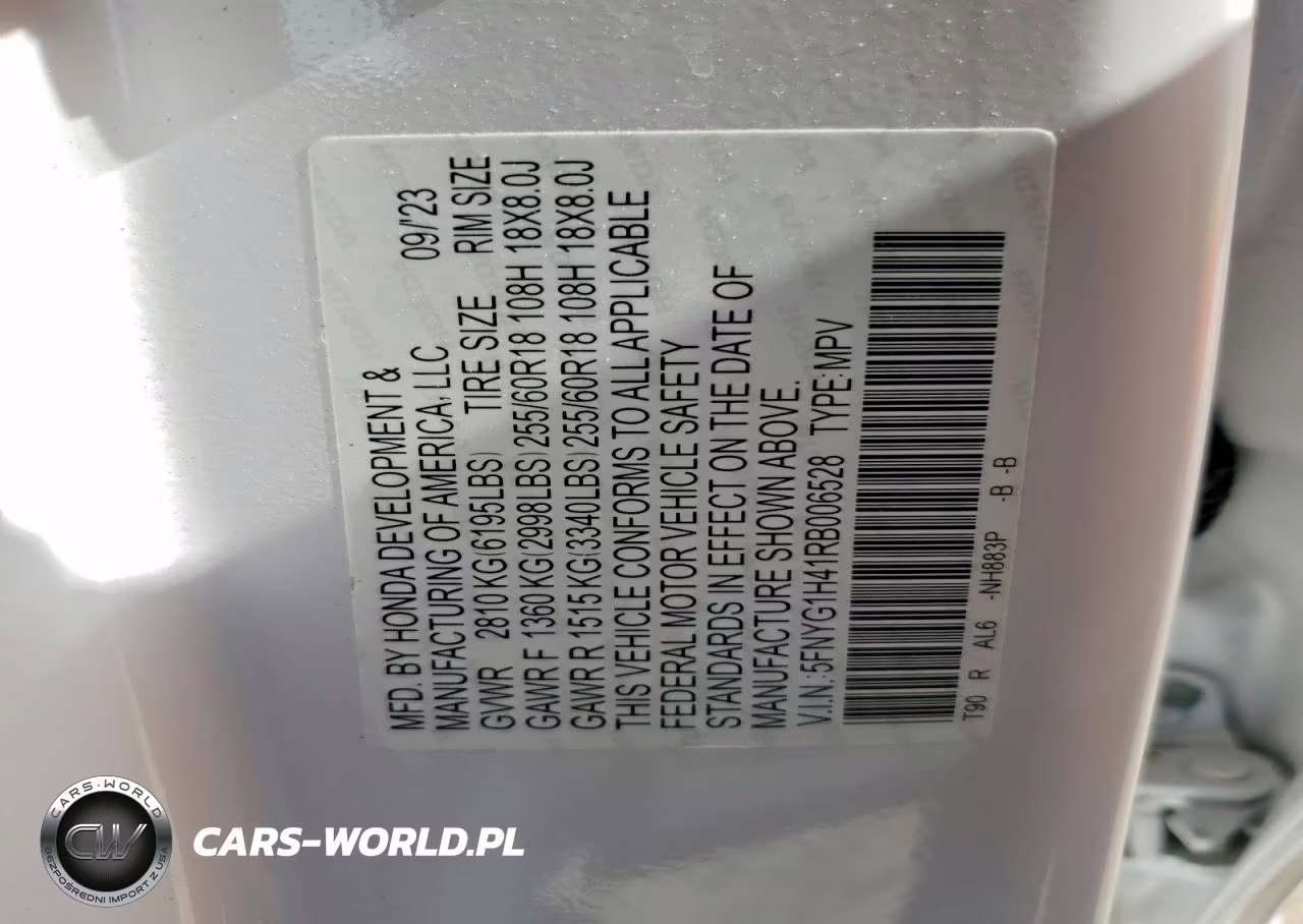 2024 Honda Pilot Exl VIN:5FNYG1H41RB006528 - 13