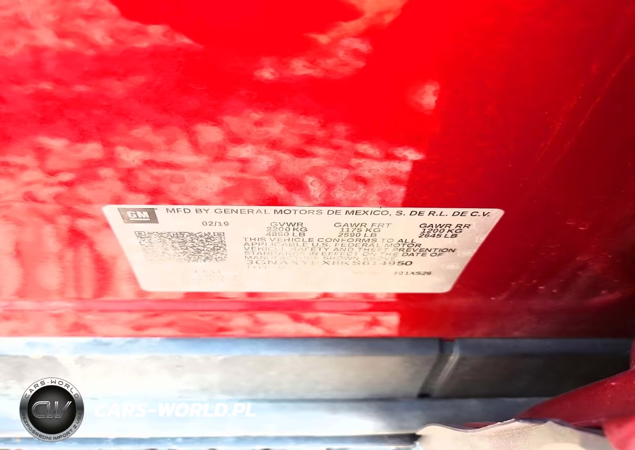 2019 Chevrolet Equinox Premier VIN:3GNAXYEX8KS614950 - 13