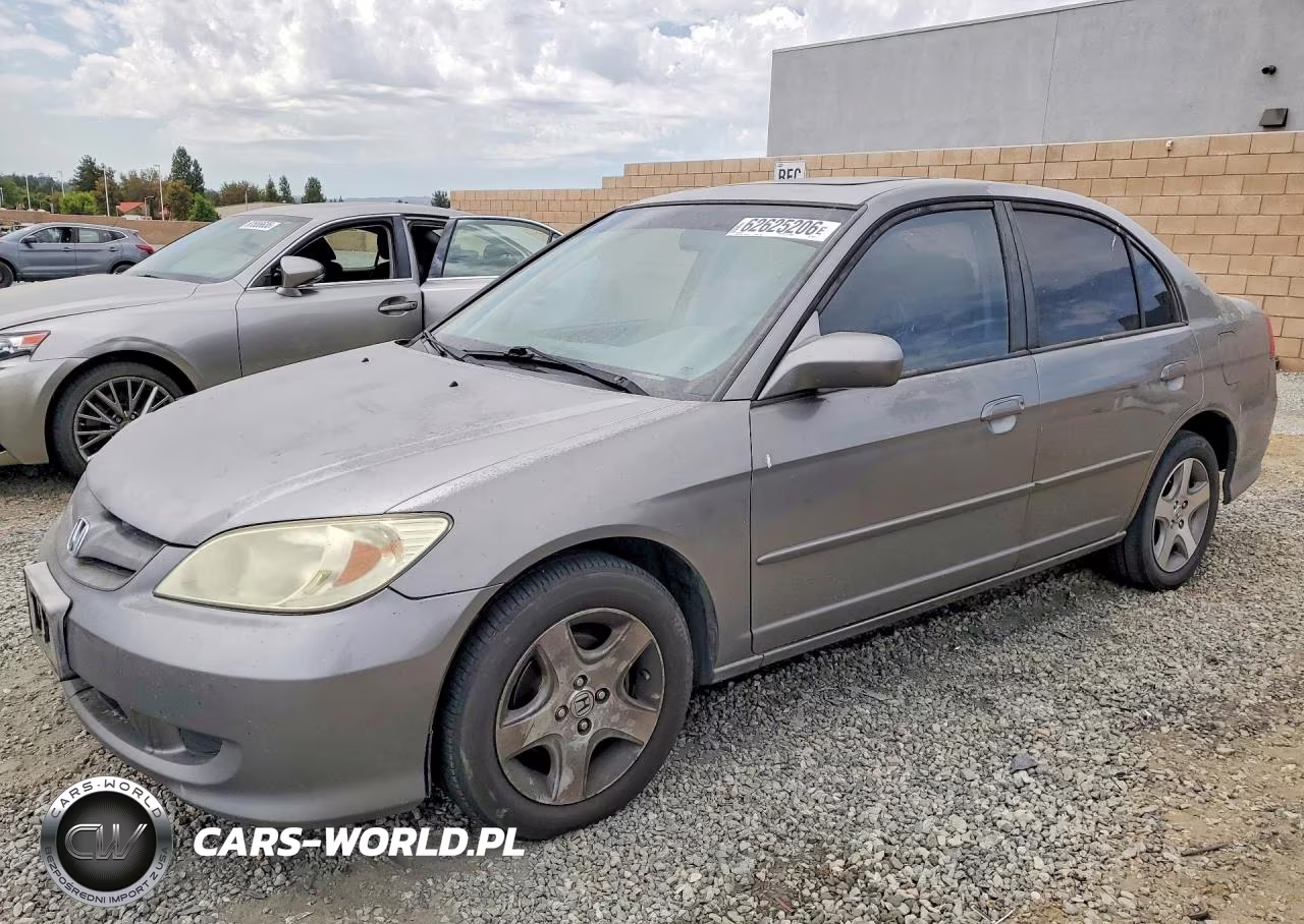 2005 Honda Civic Ex VIN:2HGES26765H550291 - 1
