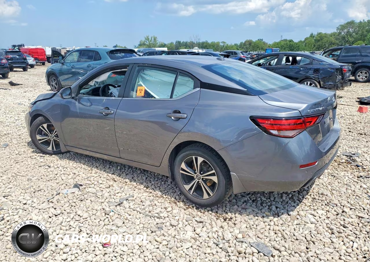 2022 Nissan Sentra Sv VIN:3N1AB8CV2NY206666 - 2