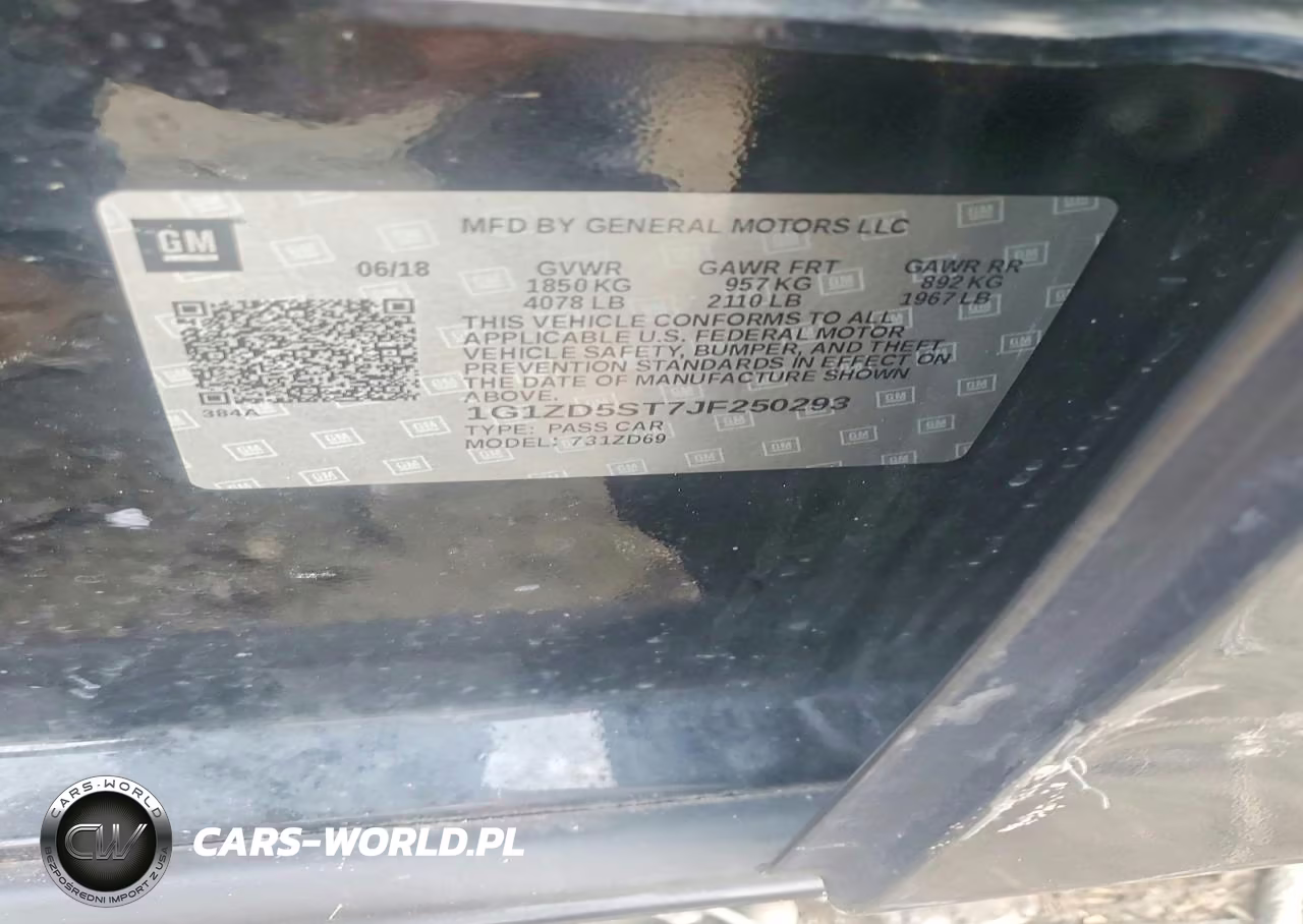 2018 Chevrolet Malibu Lt VIN:1G1ZD5ST7JF250293 - 12