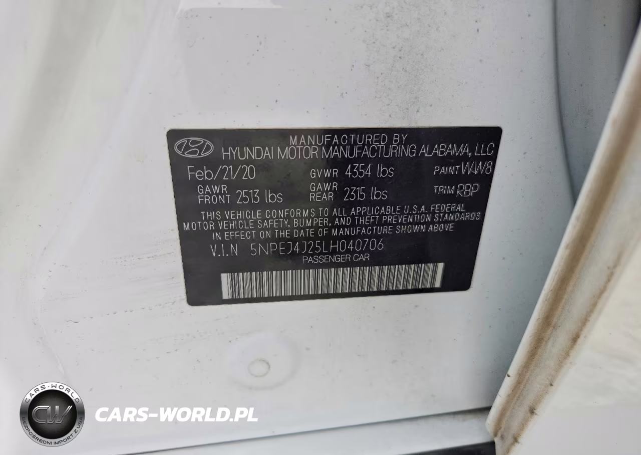 2020 Hyundai Sonata Sel Plus VIN:5NPEJ4J25LH040706 - 13