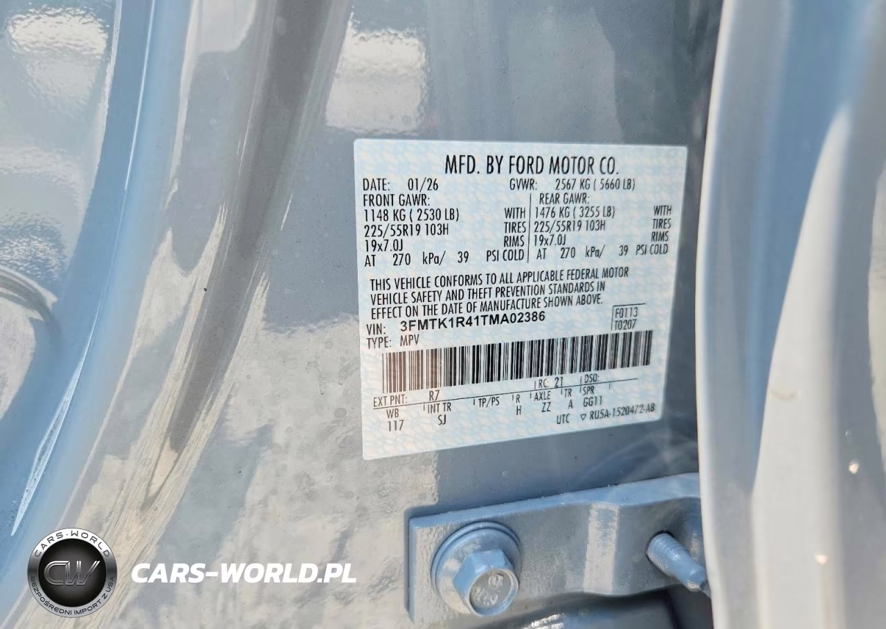 2026 Ford Mustang Mach-E Select VIN:3FMTK1R41TMA02386 - 12