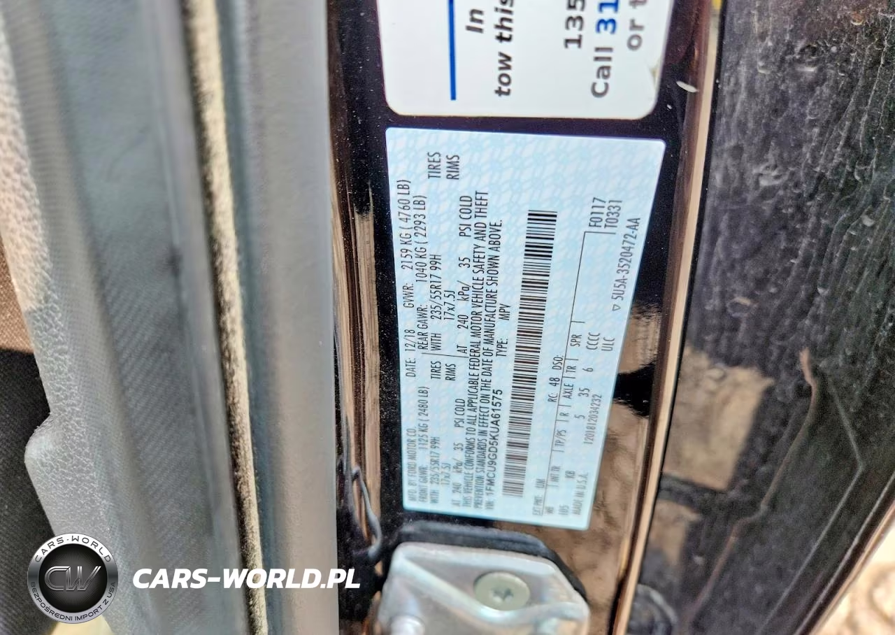 2019 Ford Escape Se VIN:1FMCU9GD5KUA61575 - 13