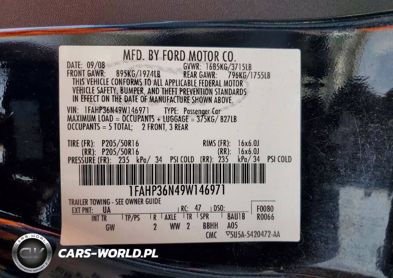 2009 Ford Focus Ses VIN:1FAHP36N49W146971 - 13