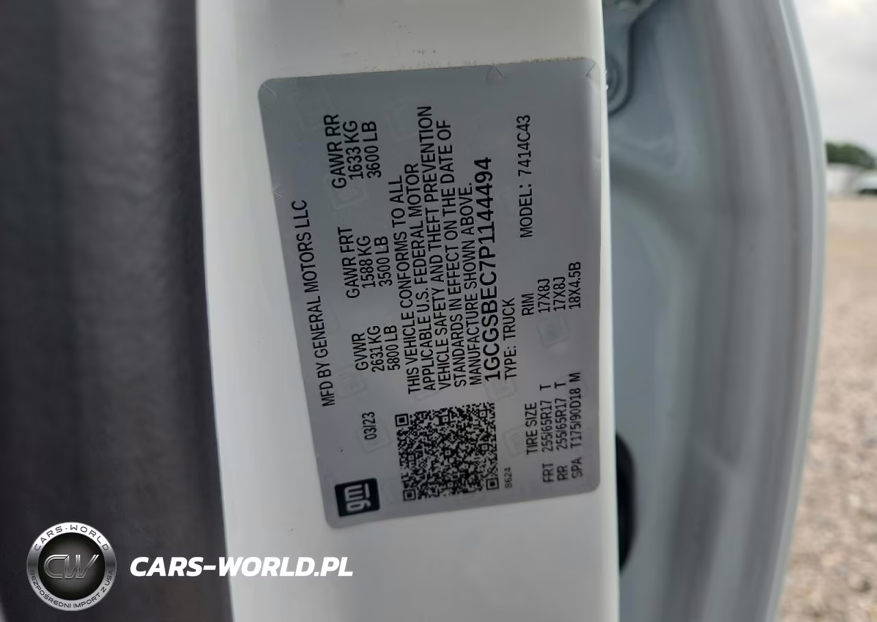2023 Chevrolet Colorado VIN:1GCGSBEC7P1144494 - 12