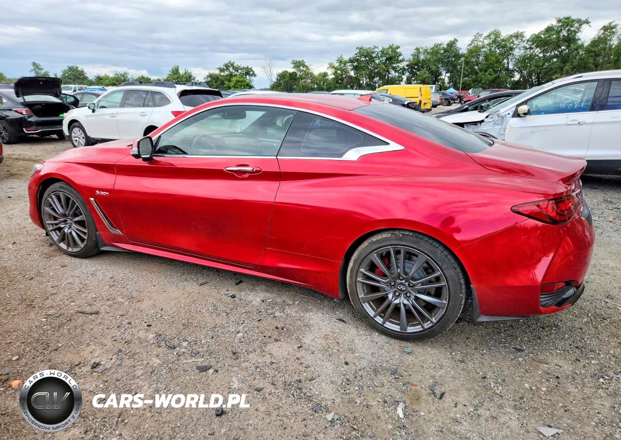 2017 Infiniti Q60 Red Sport 400 VIN:JN1FV7EL2HM701377 - 2
