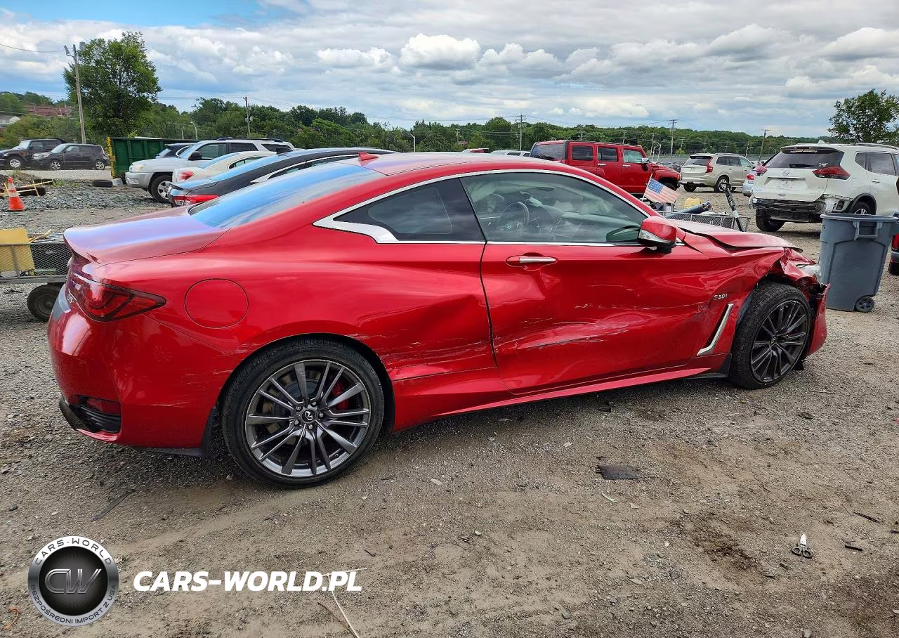2017 Infiniti Q60 Red Sport 400 VIN:JN1FV7EL2HM701377 - 3
