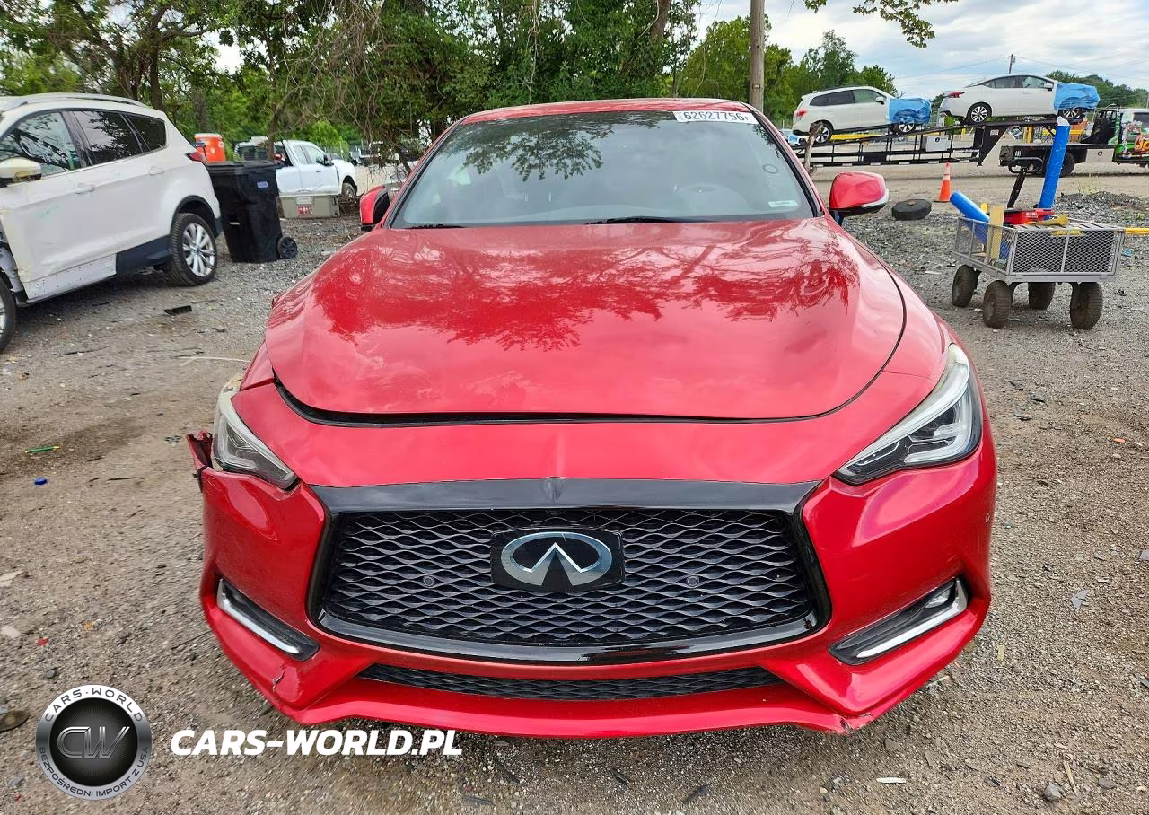 2017 Infiniti Q60 Red Sport 400 VIN:JN1FV7EL2HM701377 - 5
