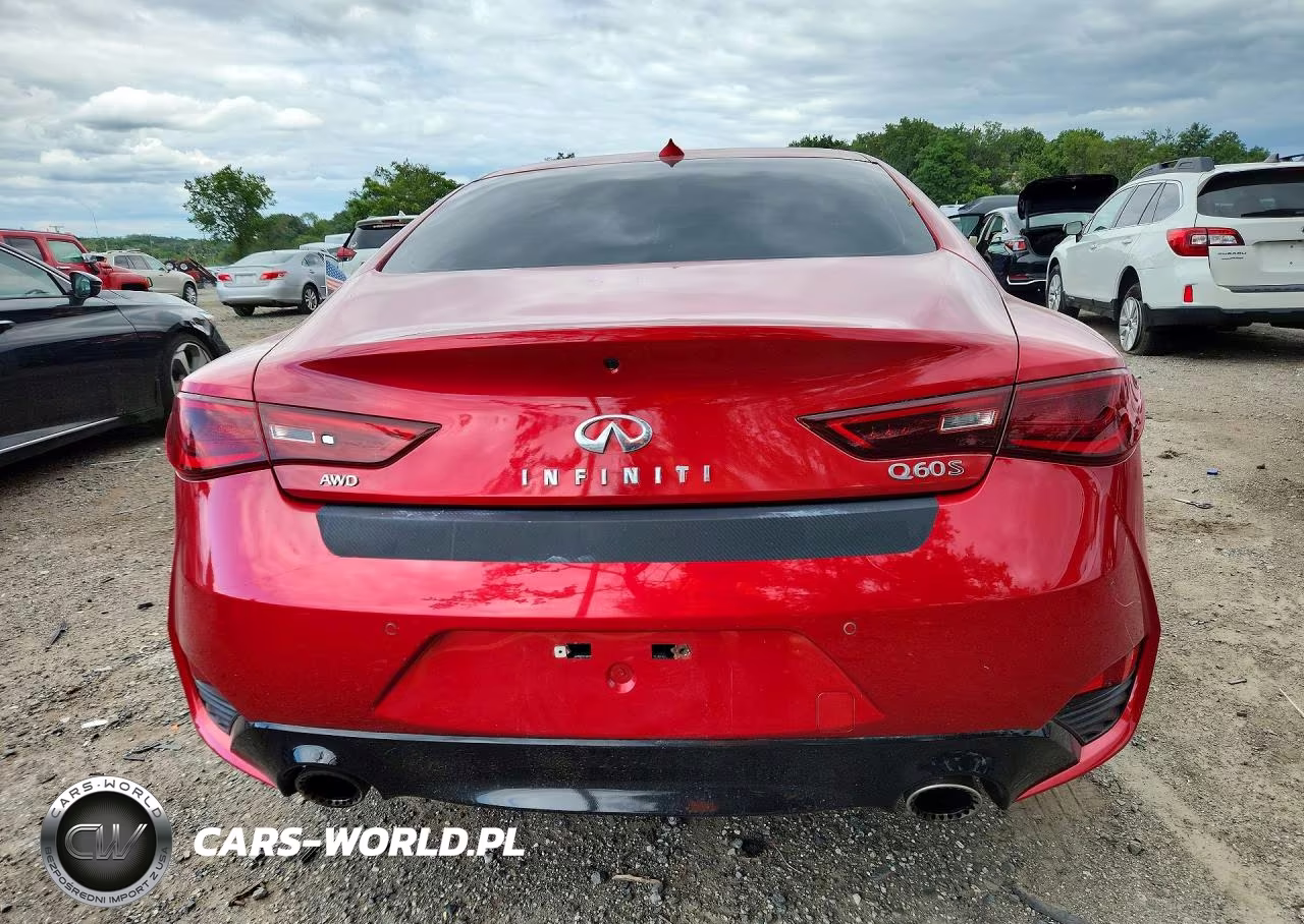 2017 Infiniti Q60 Red Sport 400 VIN:JN1FV7EL2HM701377 - 6